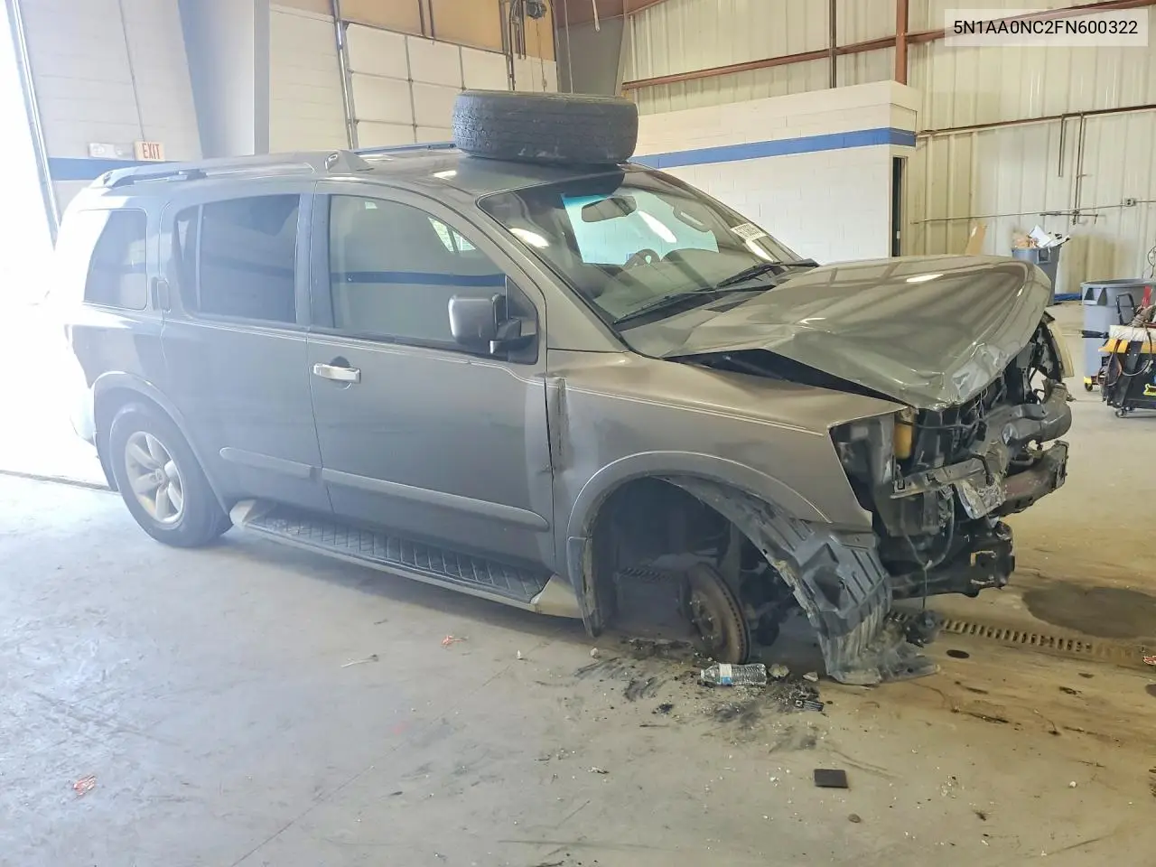 2015 Nissan Armada Sv VIN: 5N1AA0NC2FN600322 Lot: 61306096