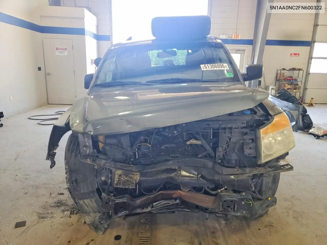 2015 Nissan Armada Sv VIN: 5N1AA0NC2FN600322 Lot: 61306096