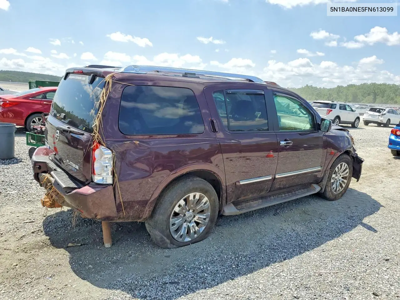 2015 Nissan Armada Platinum VIN: 5N1BA0NE5FN613099 Lot: 61544216