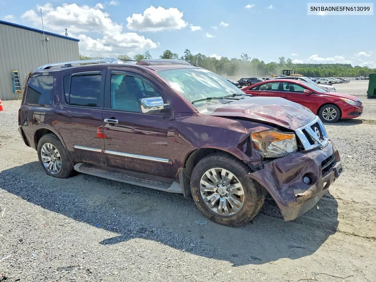 2015 Nissan Armada Platinum VIN: 5N1BA0NE5FN613099 Lot: 61544216