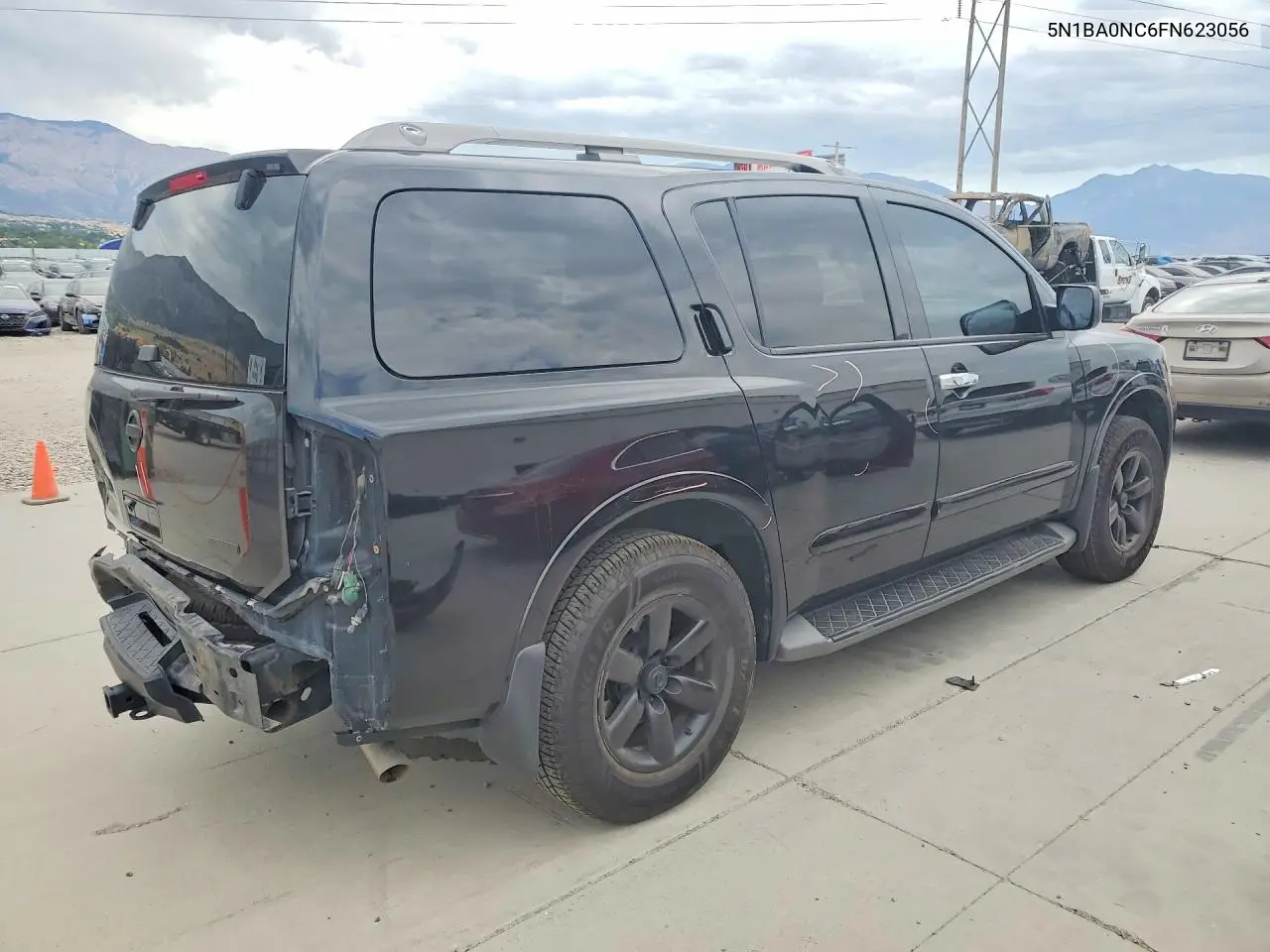 2015 Nissan Armada Sv VIN: 5N1BA0NC6FN623056 Lot: 61568726