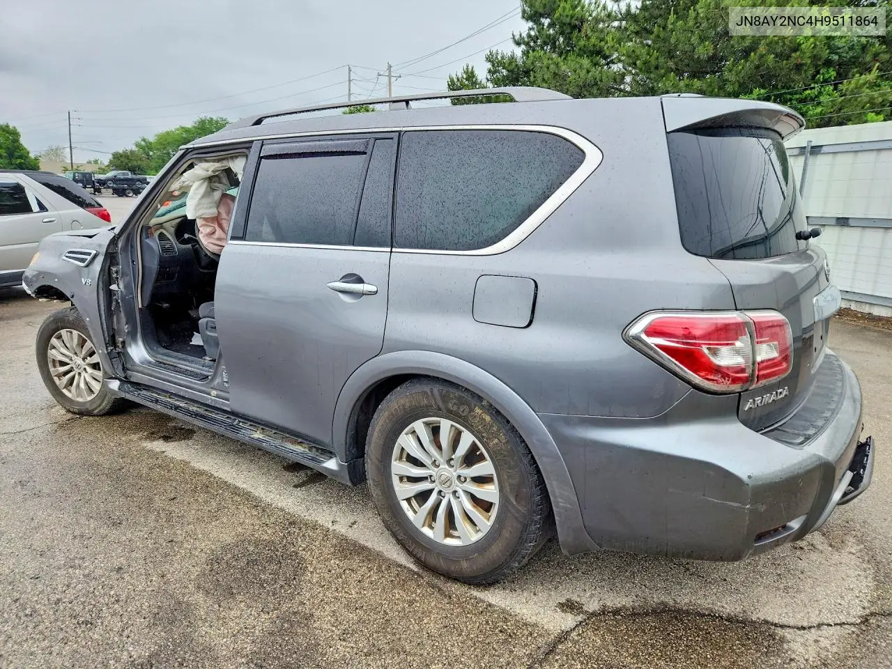 2017 Nissan Armada Sv VIN: JN8AY2NC4H9511864 Lot: 54109896
