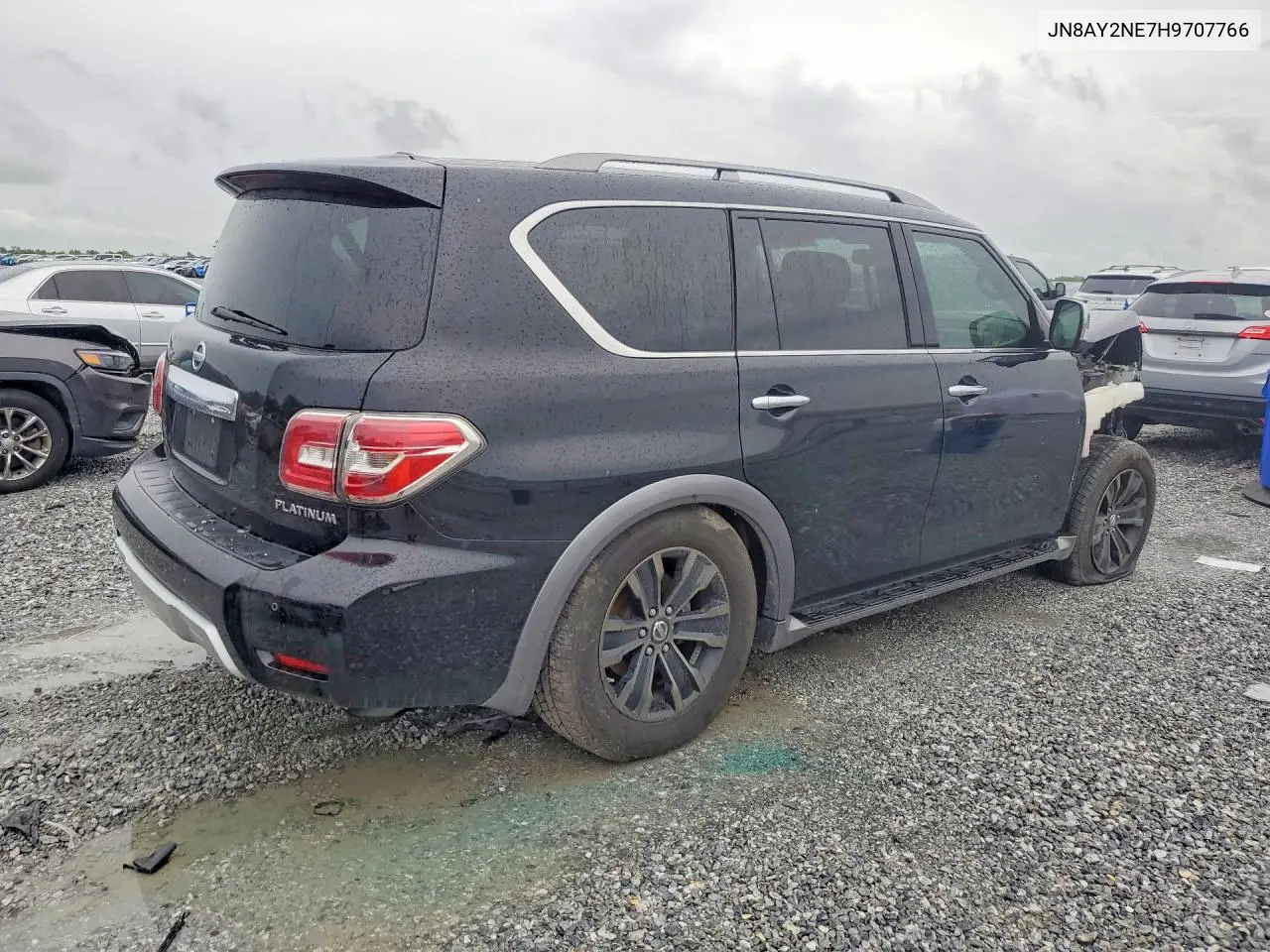 2017 Nissan Armada Platinum VIN: JN8AY2NE7H9707766 Lot: 57059716