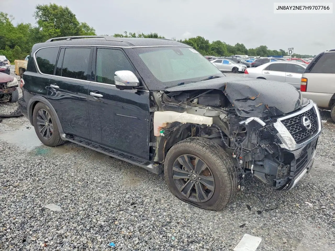 2017 Nissan Armada Platinum VIN: JN8AY2NE7H9707766 Lot: 57059716