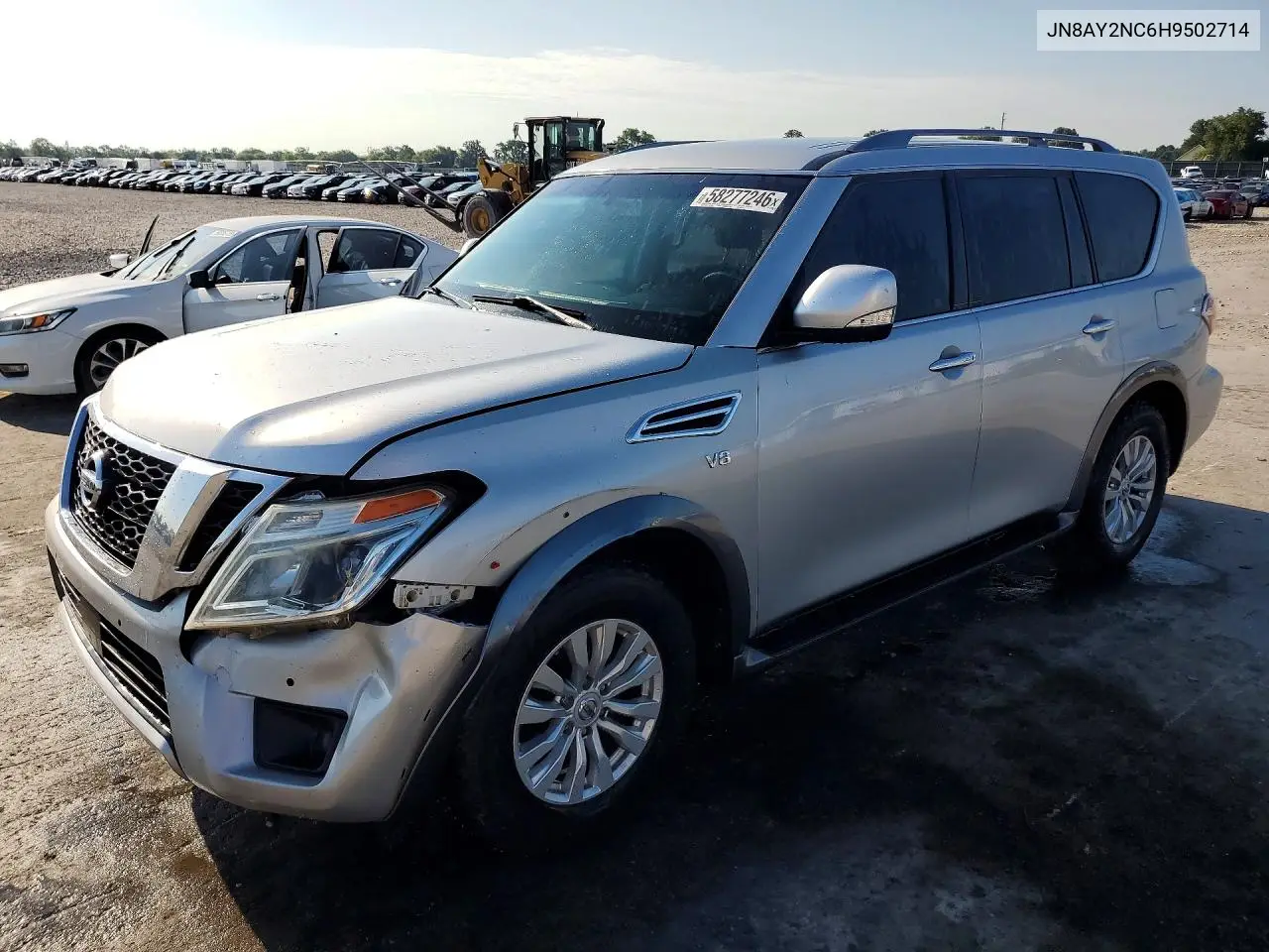 2017 Nissan Armada Sv VIN: JN8AY2NC6H9502714 Lot: 58277246