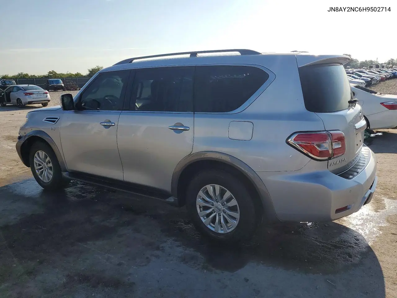 2017 Nissan Armada Sv VIN: JN8AY2NC6H9502714 Lot: 58277246