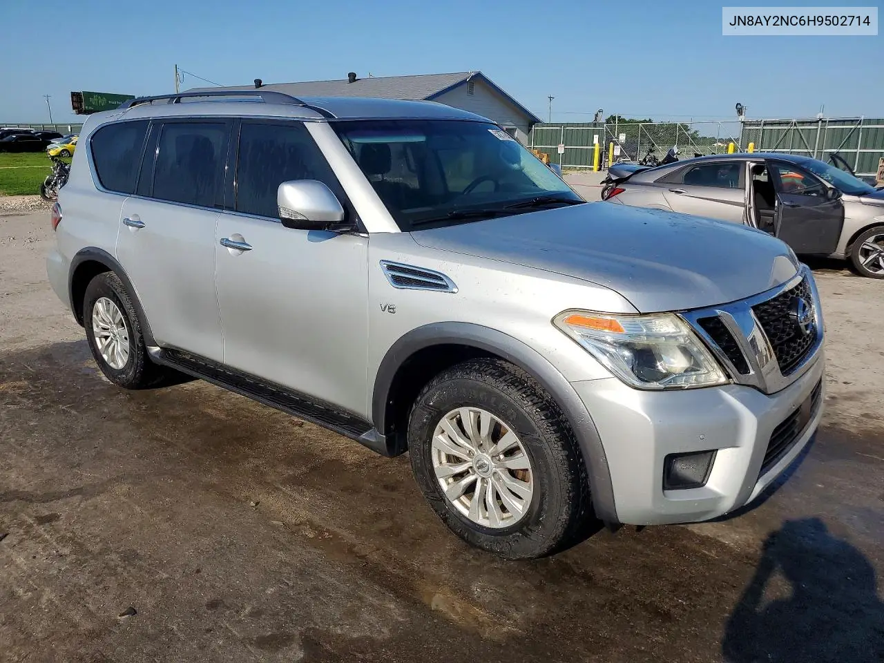 2017 Nissan Armada Sv VIN: JN8AY2NC6H9502714 Lot: 58277246