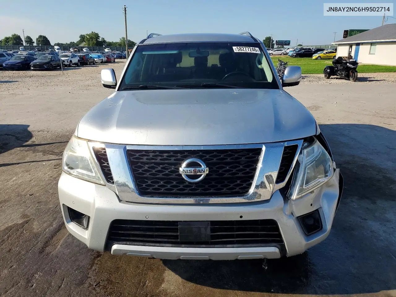 2017 Nissan Armada Sv VIN: JN8AY2NC6H9502714 Lot: 58277246