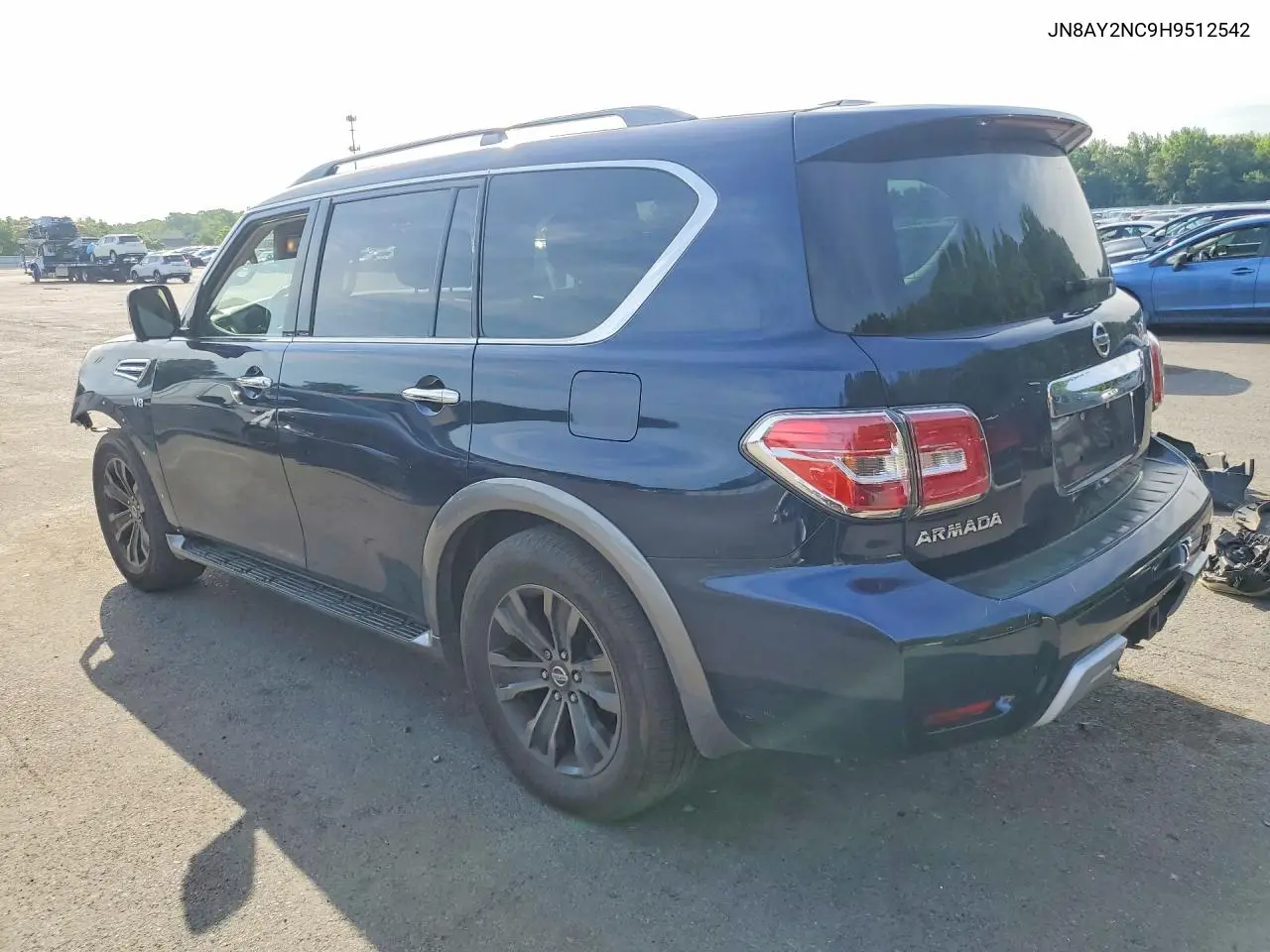 2017 Nissan Armada Platinum VIN: JN8AY2NC9H9512542 Lot: 58404026