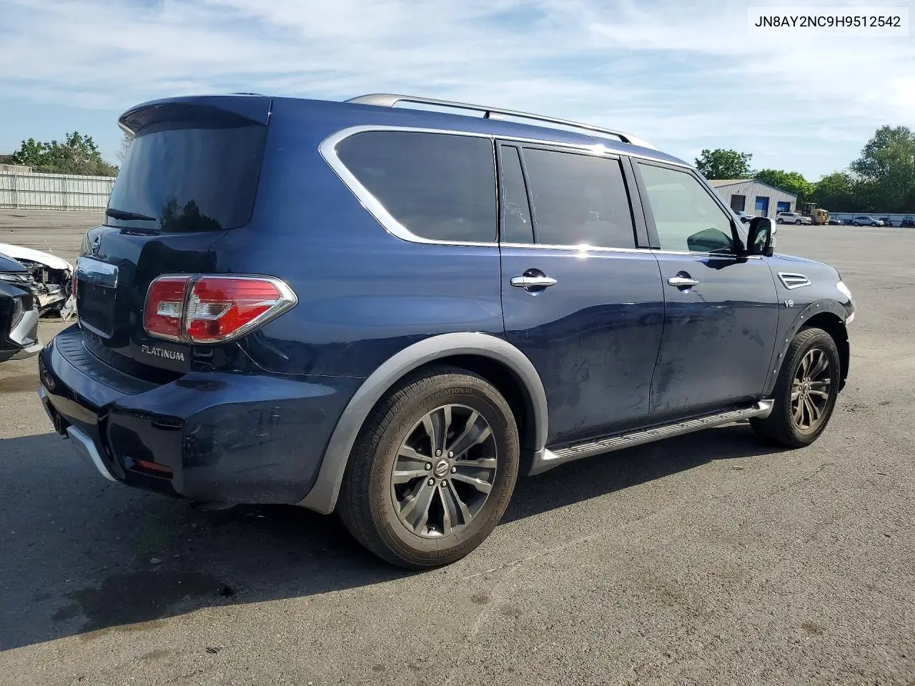 2017 Nissan Armada Platinum VIN: JN8AY2NC9H9512542 Lot: 58404026