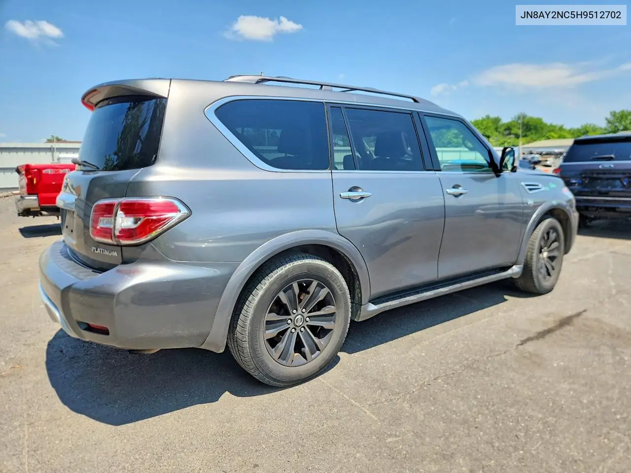 2017 Nissan Armada Platinum VIN: JN8AY2NC5H9512702 Lot: 58871326