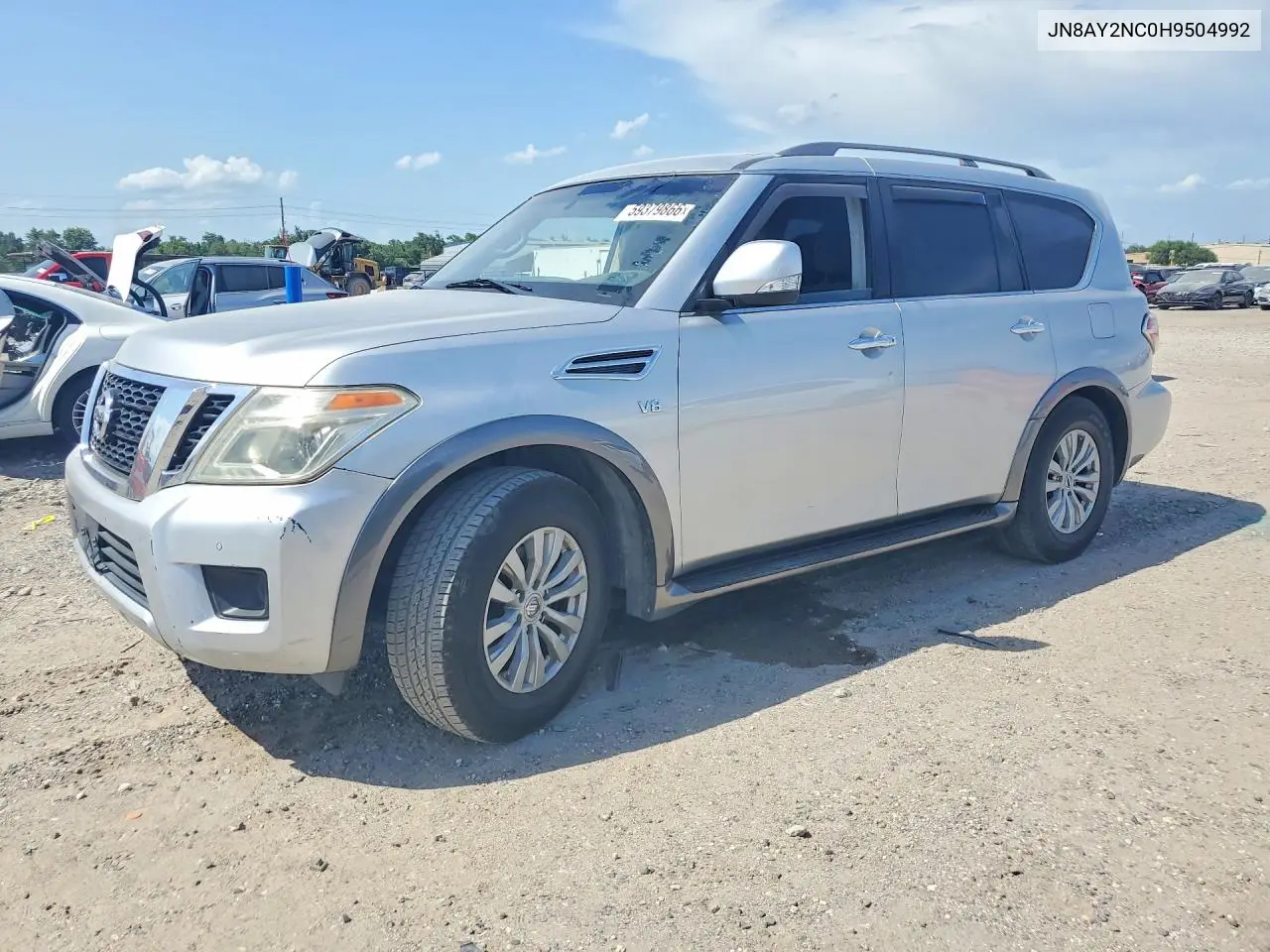 2017 Nissan Armada Sv VIN: JN8AY2NC0H9504992 Lot: 59379866