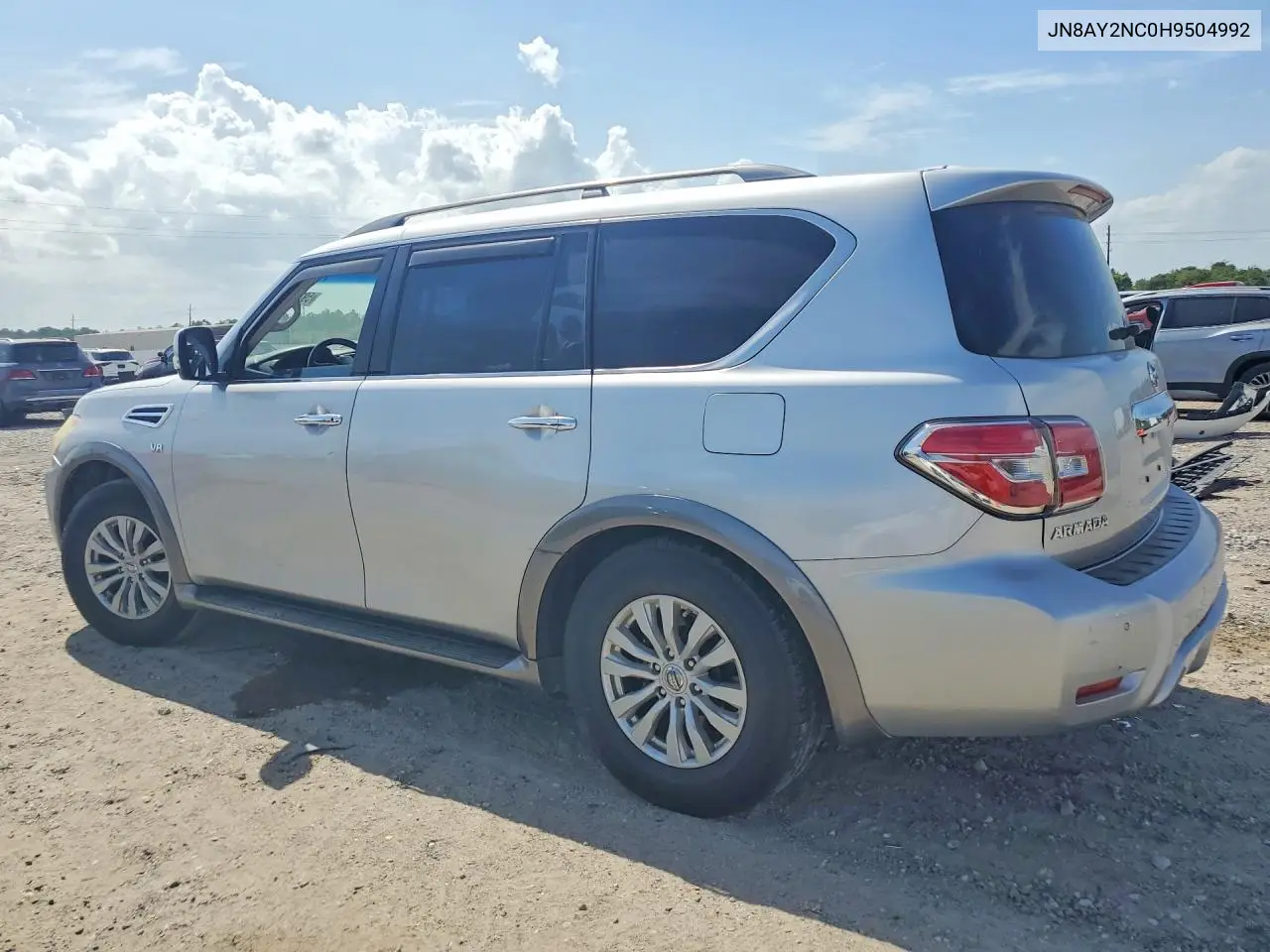 2017 Nissan Armada Sv VIN: JN8AY2NC0H9504992 Lot: 59379866