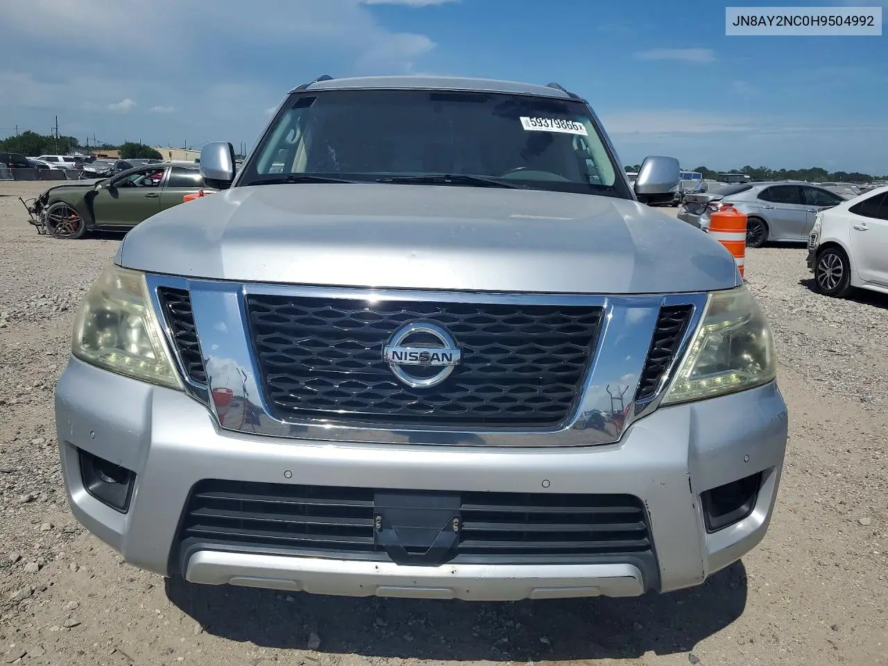 2017 Nissan Armada Sv VIN: JN8AY2NC0H9504992 Lot: 59379866