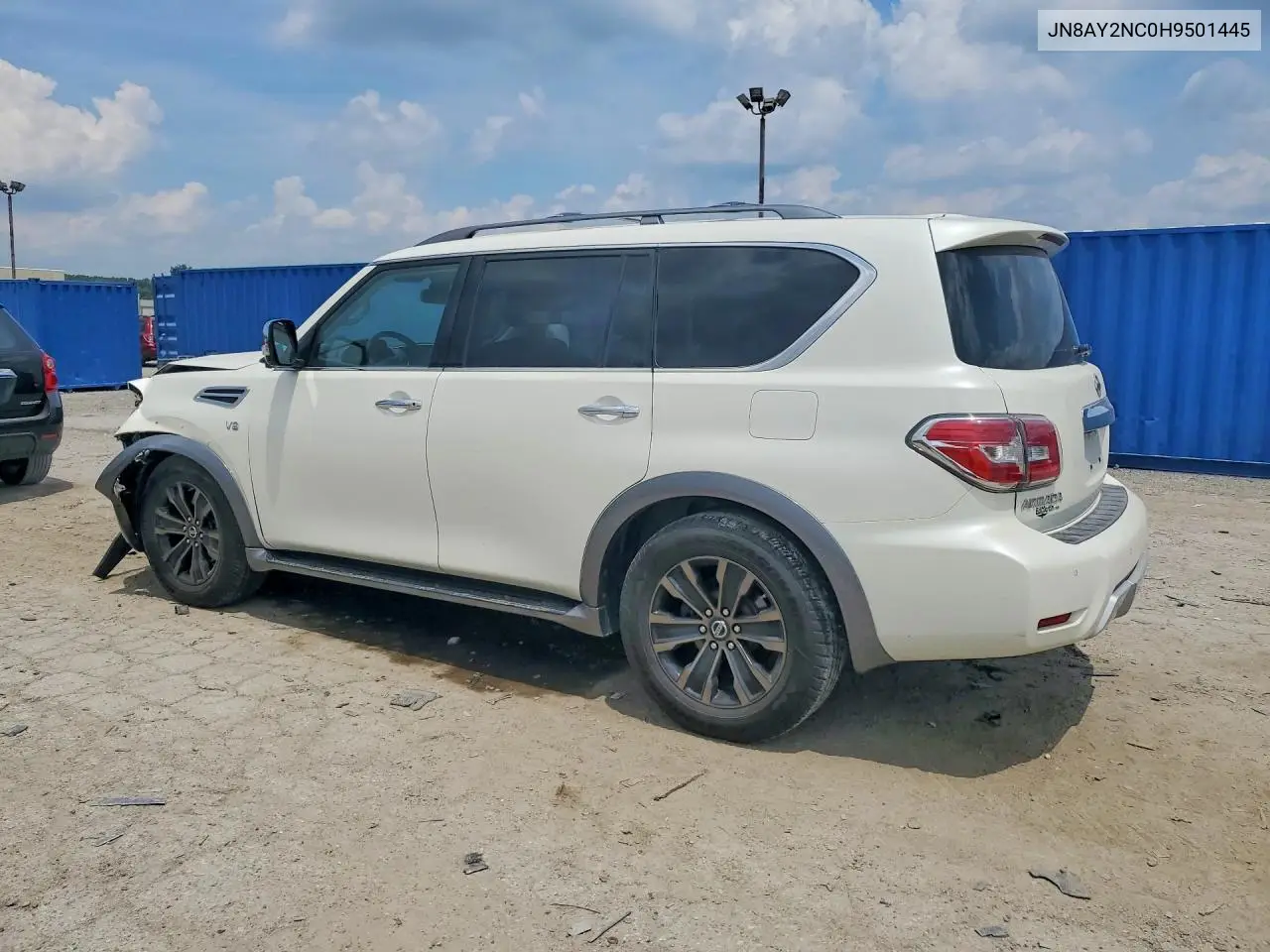 2017 Nissan Armada Platinum VIN: JN8AY2NC0H9501445 Lot: 59965166