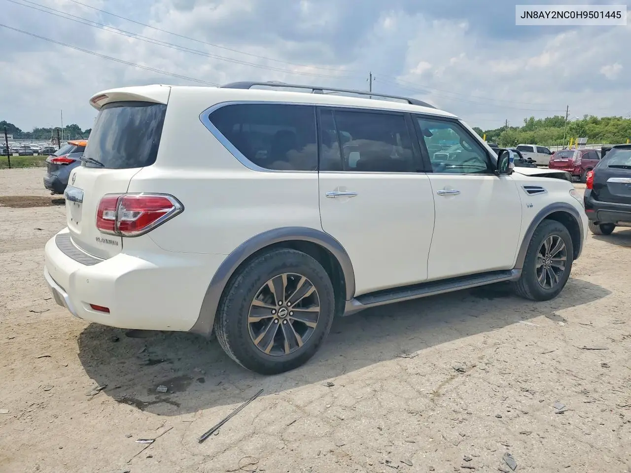 2017 Nissan Armada Platinum VIN: JN8AY2NC0H9501445 Lot: 59965166