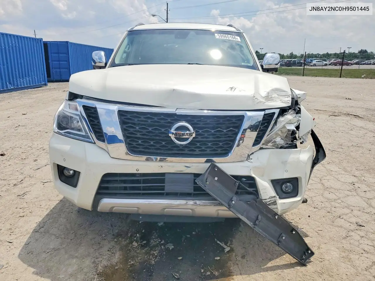 2017 Nissan Armada Platinum VIN: JN8AY2NC0H9501445 Lot: 59965166