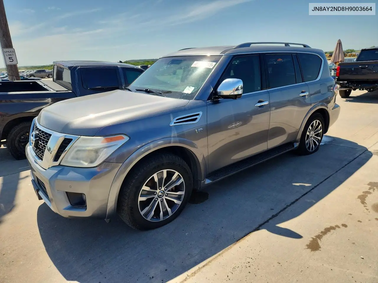 2017 Nissan Armada Sl VIN: JN8AY2ND8H9003664 Lot: 60056686