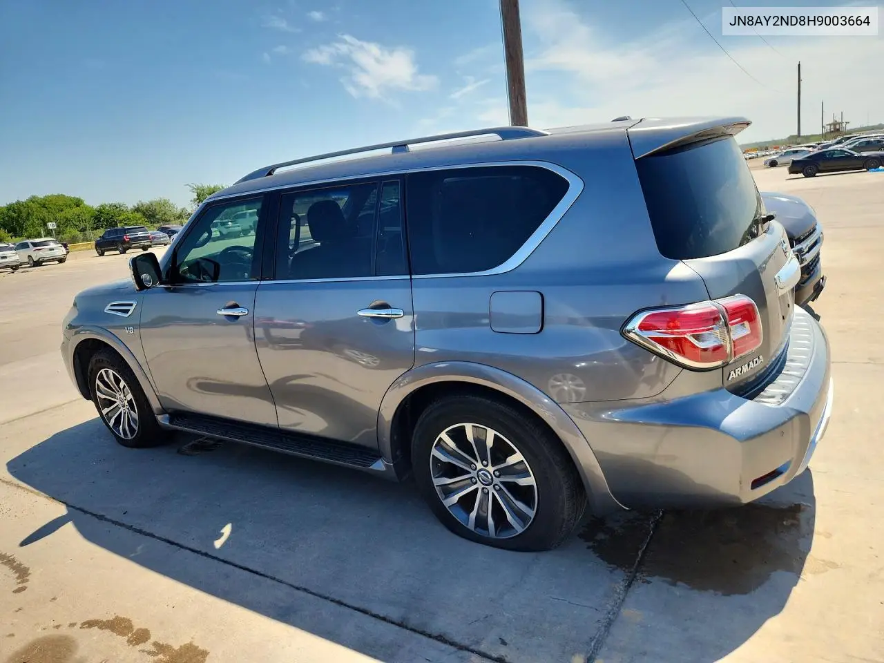 2017 Nissan Armada Sl VIN: JN8AY2ND8H9003664 Lot: 60056686