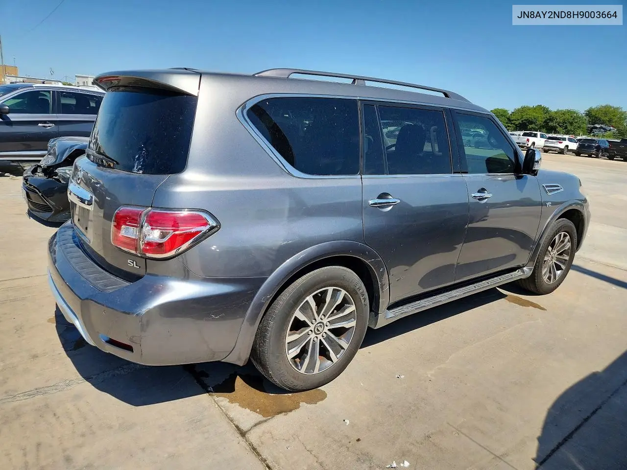 2017 Nissan Armada Sl VIN: JN8AY2ND8H9003664 Lot: 60056686