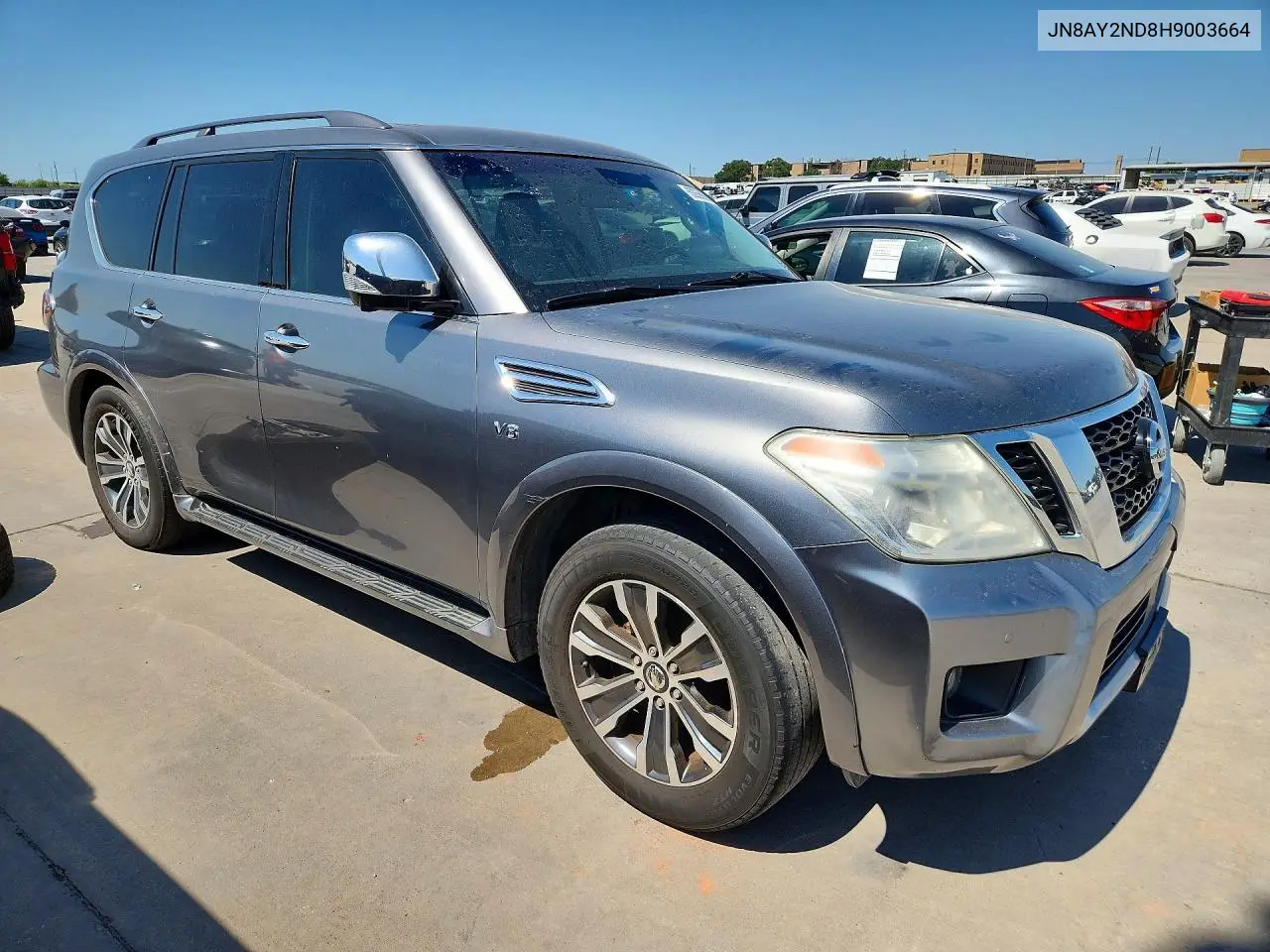 2017 Nissan Armada Sl VIN: JN8AY2ND8H9003664 Lot: 60056686