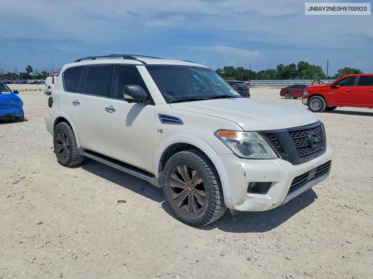 2017 Nissan Armada Platinum VIN: JN8AY2NE0H9700920 Lot: 60637806
