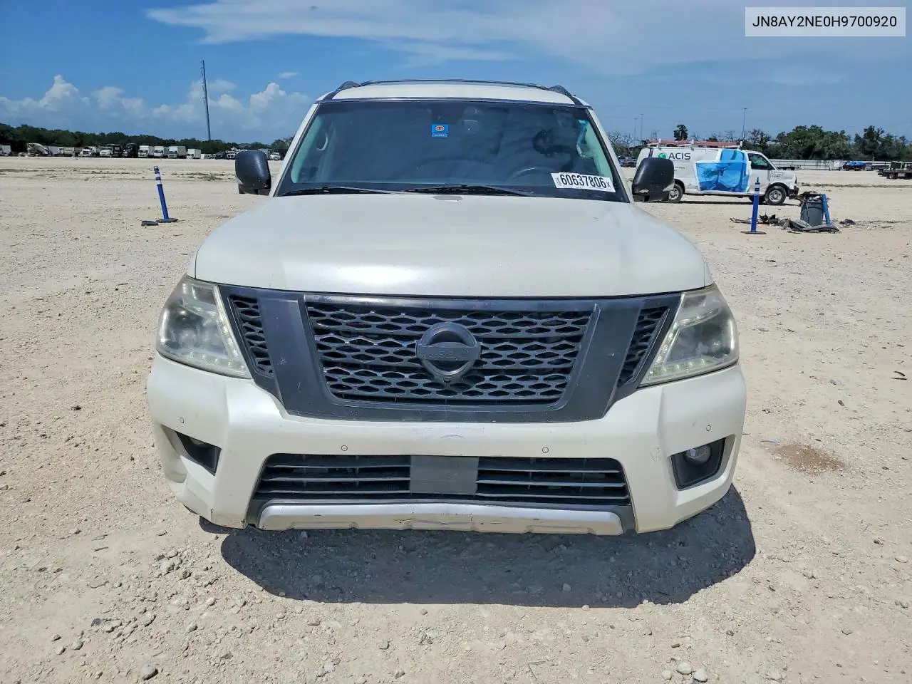 2017 Nissan Armada Platinum VIN: JN8AY2NE0H9700920 Lot: 60637806