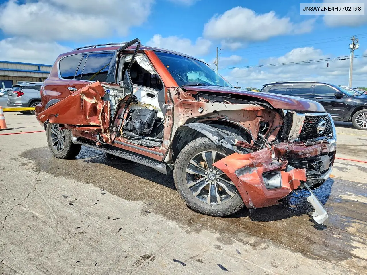 2017 Nissan Armada Platinum VIN: JN8AY2NE4H9702198 Lot: 61689046