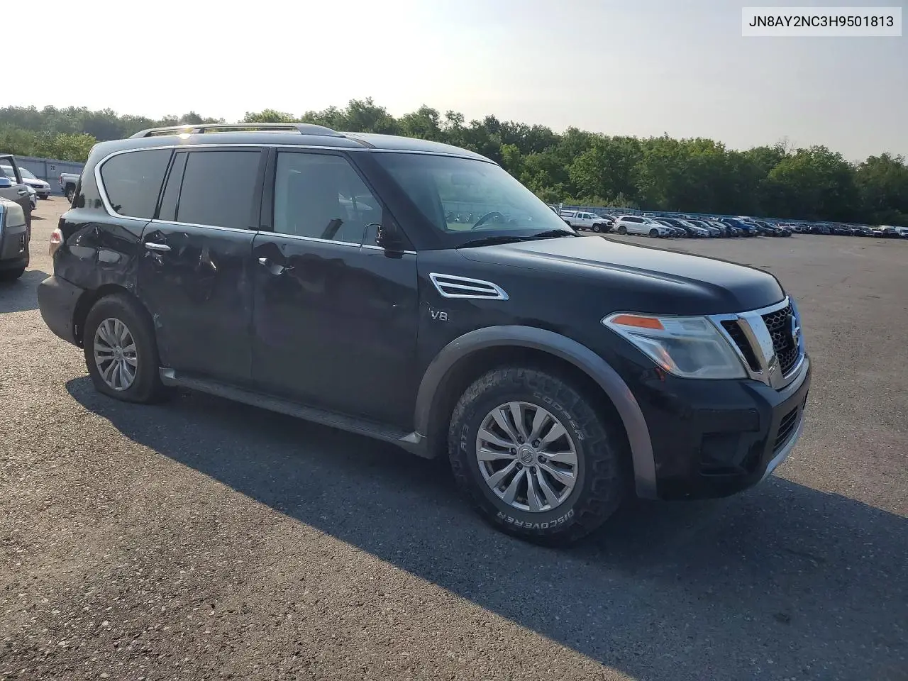 2017 Nissan Armada Sv VIN: JN8AY2NC3H9501813 Lot: 62018736