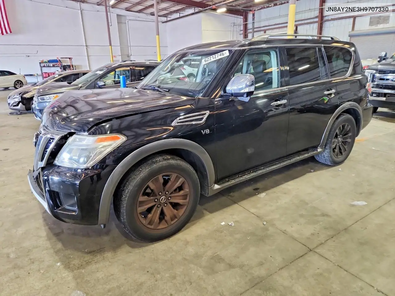 2017 Nissan Armada Platinum VIN: JN8AY2NE3H9707330 Lot: 62212746