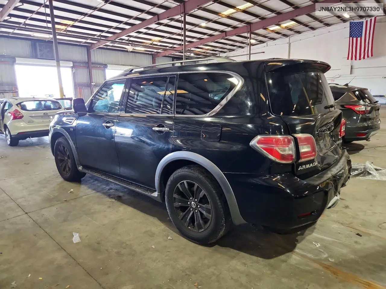 2017 Nissan Armada Platinum VIN: JN8AY2NE3H9707330 Lot: 62212746