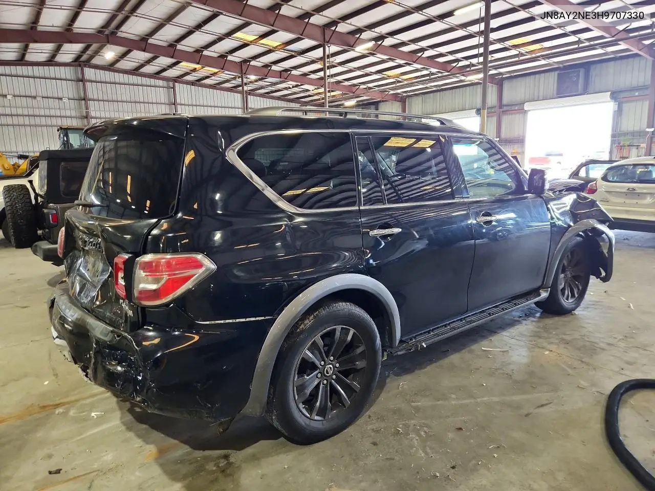 2017 Nissan Armada Platinum VIN: JN8AY2NE3H9707330 Lot: 62212746