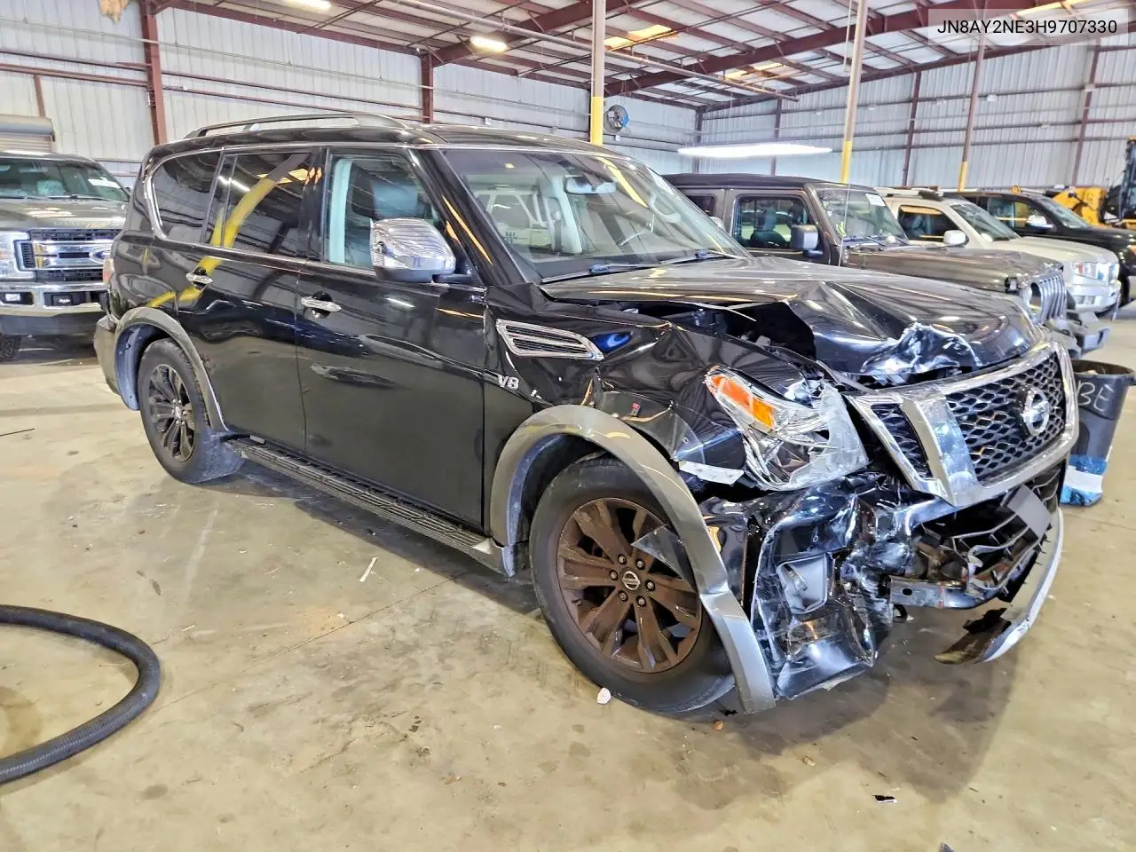 2017 Nissan Armada Platinum VIN: JN8AY2NE3H9707330 Lot: 62212746