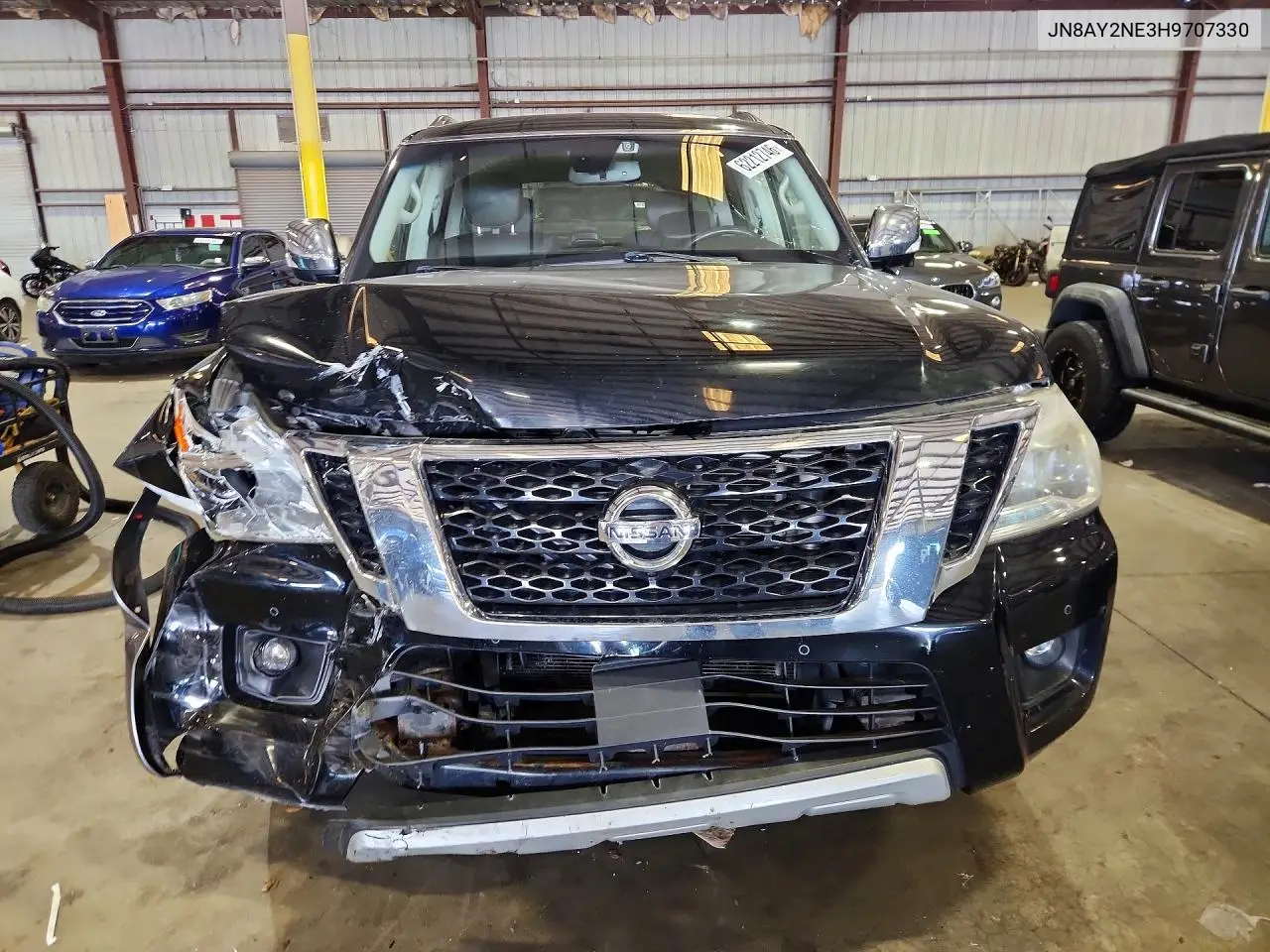 2017 Nissan Armada Platinum VIN: JN8AY2NE3H9707330 Lot: 62212746