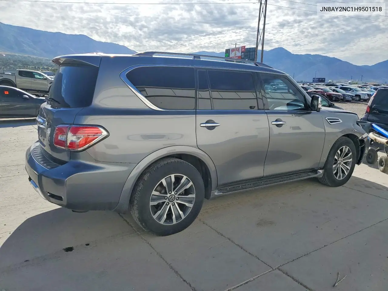 2017 Nissan Armada Sl VIN: JN8AY2NC1H9501518 Lot: 85447845