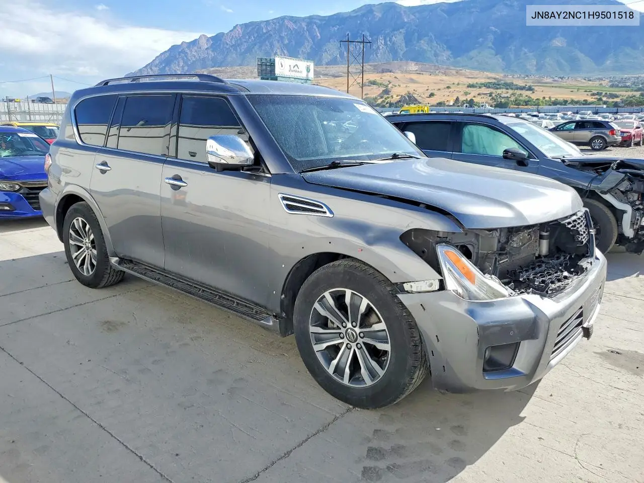 2017 Nissan Armada Sl VIN: JN8AY2NC1H9501518 Lot: 85447845