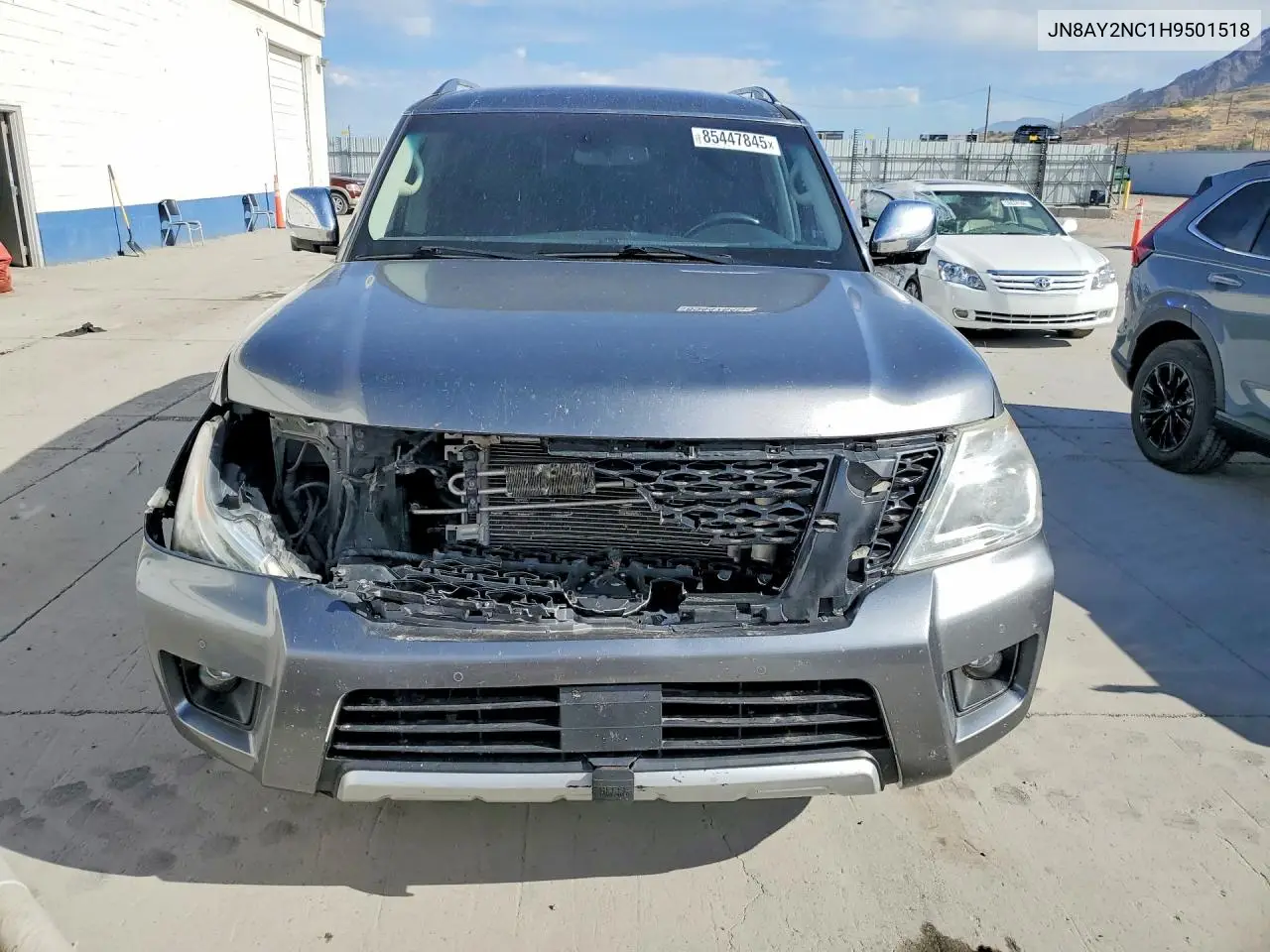 2017 Nissan Armada Sl VIN: JN8AY2NC1H9501518 Lot: 85447845