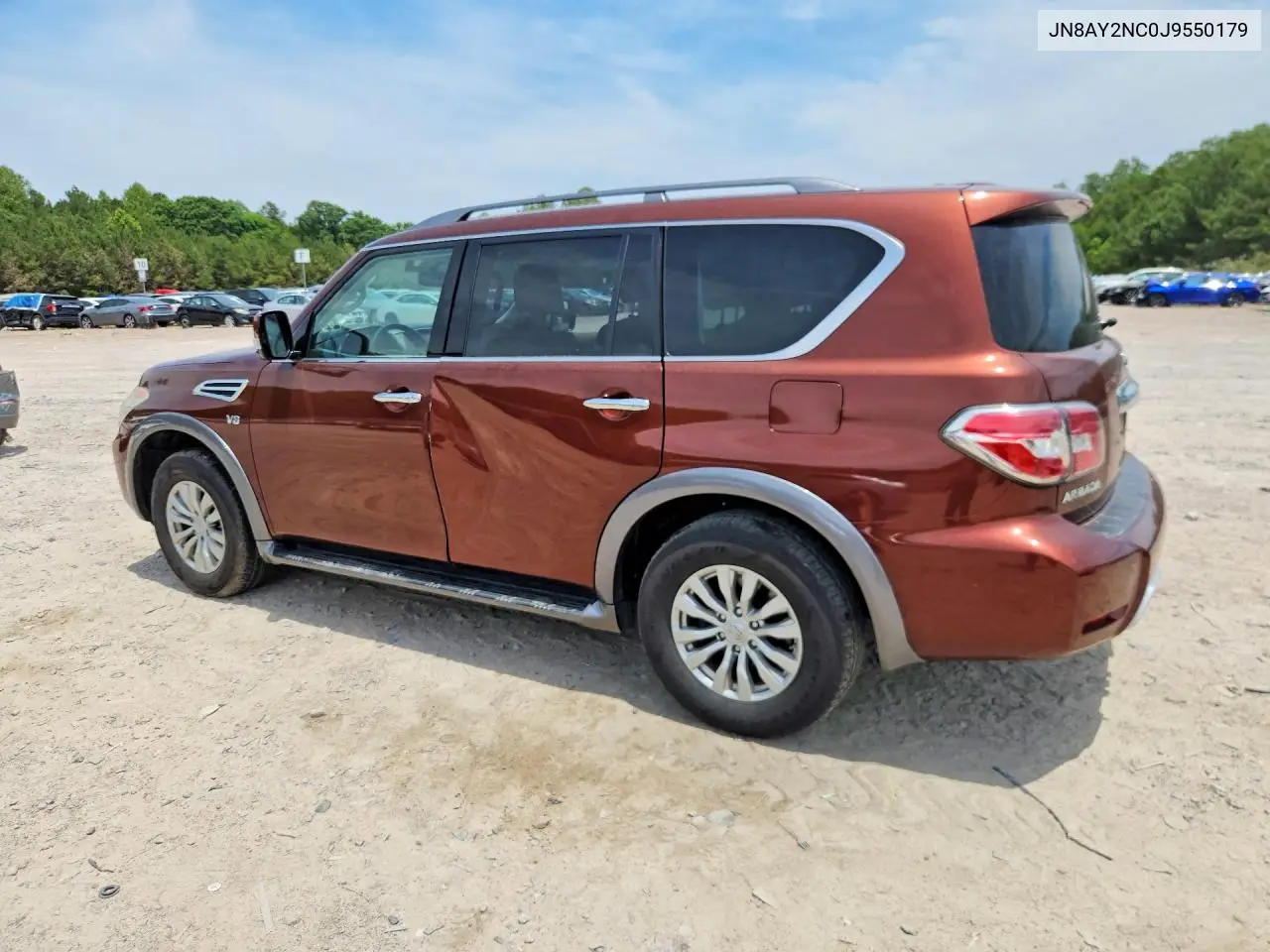 2018 Nissan Armada Sv VIN: JN8AY2NC0J9550179 Lot: 56242776