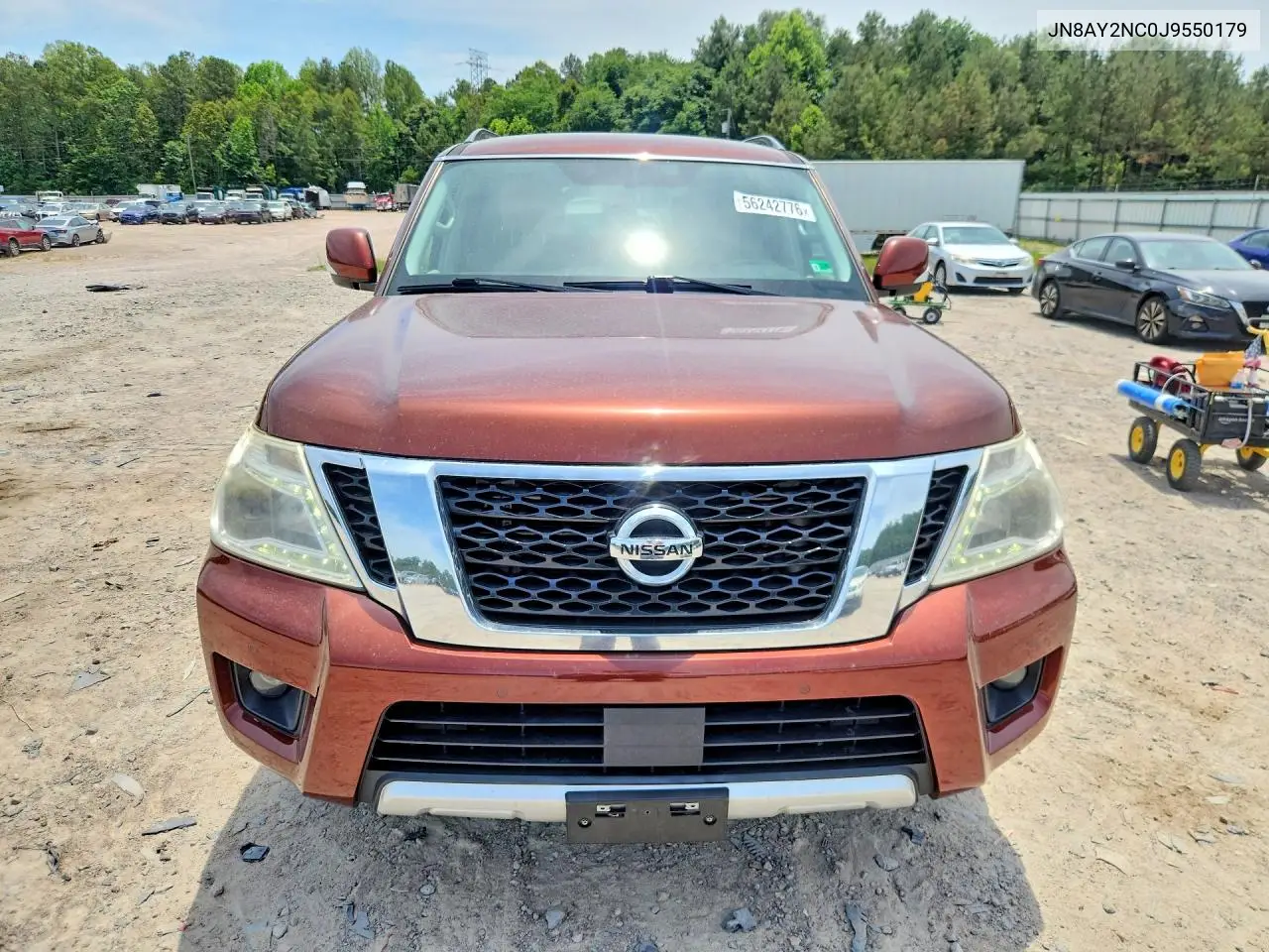 2018 Nissan Armada Sv VIN: JN8AY2NC0J9550179 Lot: 56242776