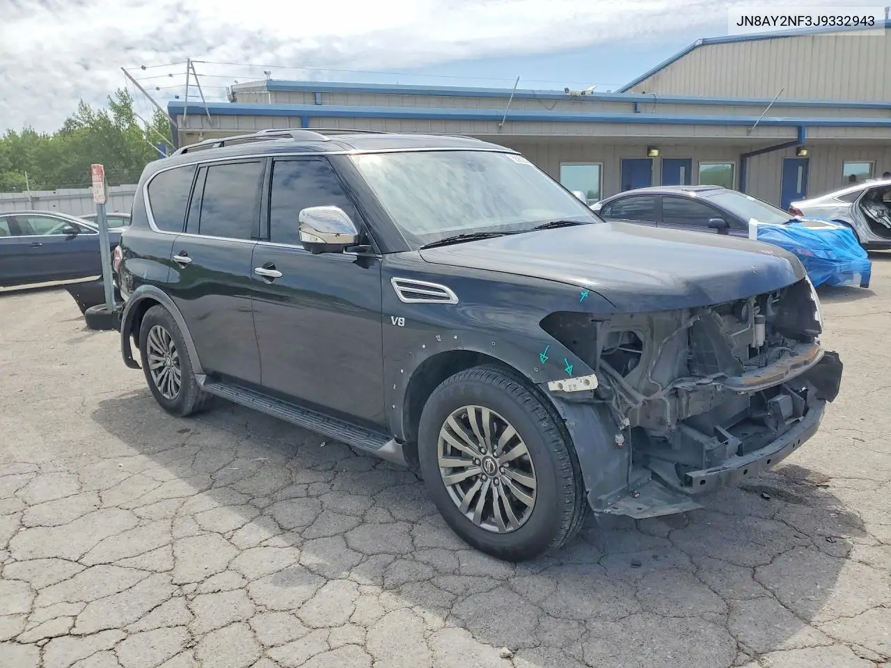 2018 Nissan Armada Platinum VIN: JN8AY2NF3J9332943 Lot: 56262046