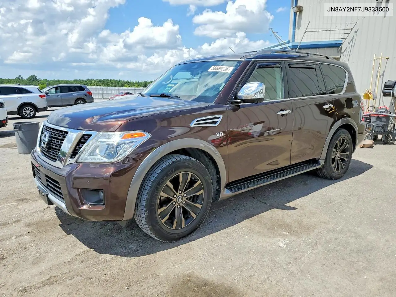 2018 Niss Armada VIN: JN8AY2NF7J9333500 Lot: 56689006