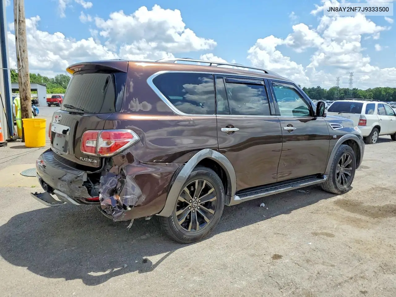 2018 Niss Armada VIN: JN8AY2NF7J9333500 Lot: 56689006