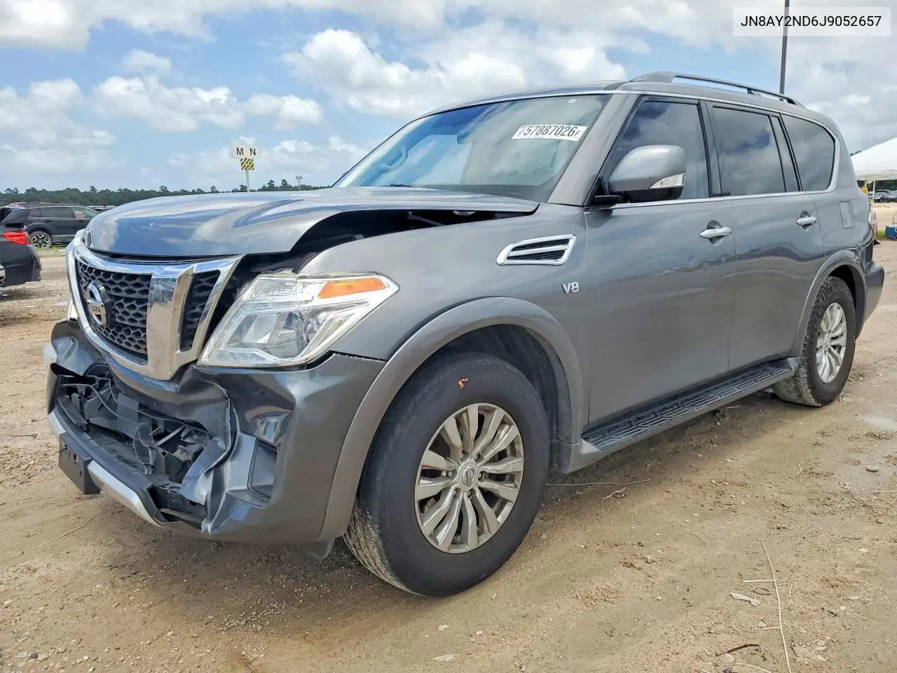 2018 Nissan Armada Sv VIN: JN8AY2ND6J9052657 Lot: 57887026