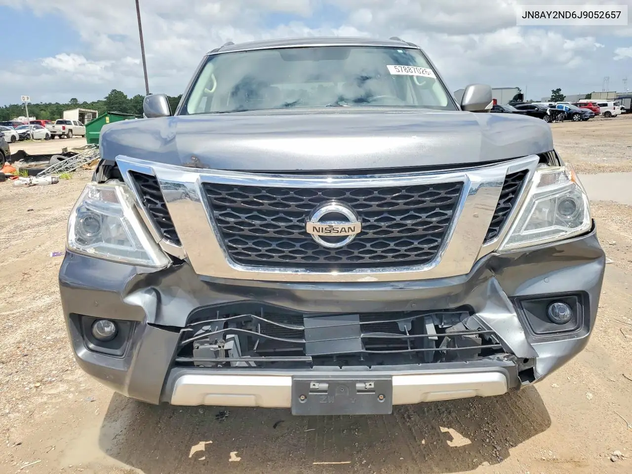 2018 Nissan Armada Sv VIN: JN8AY2ND6J9052657 Lot: 57887026