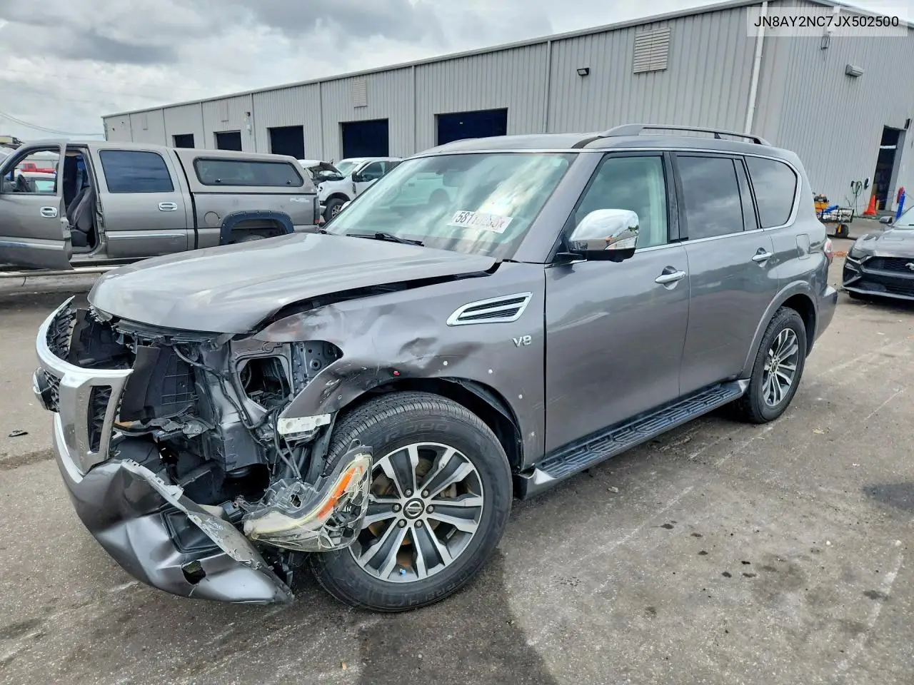 2018 Nissan Armada Sl VIN: JN8AY2NC7JX502500 Lot: 58110206