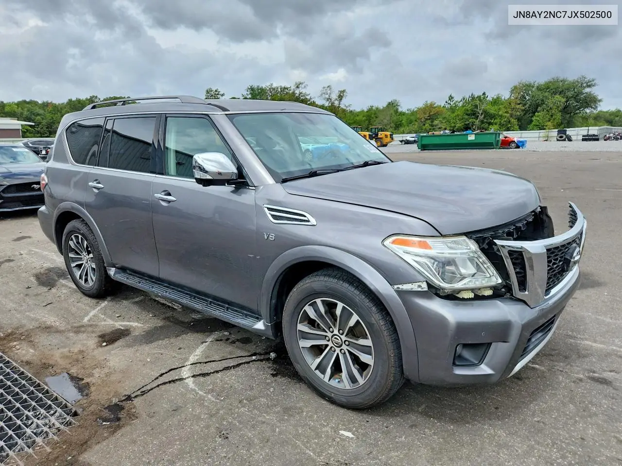 2018 Nissan Armada Sl VIN: JN8AY2NC7JX502500 Lot: 58110206