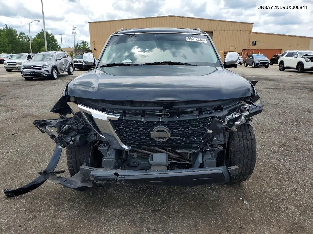 2018 Nissan Armada Sl VIN: JN8AY2ND9JX000841 Lot: 58372256