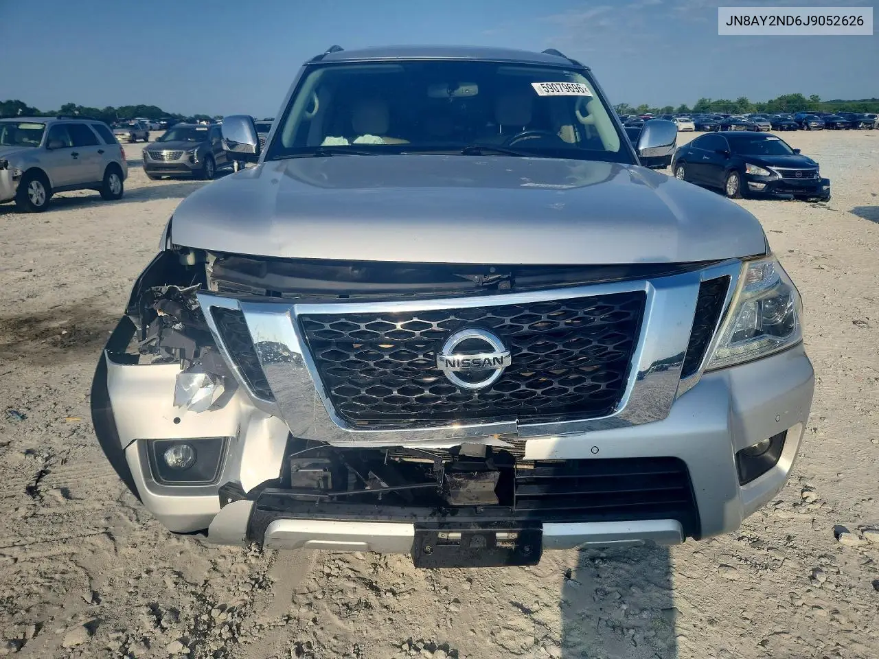 2018 Nissan Armada Sl VIN: JN8AY2ND6J9052626 Lot: 59079696