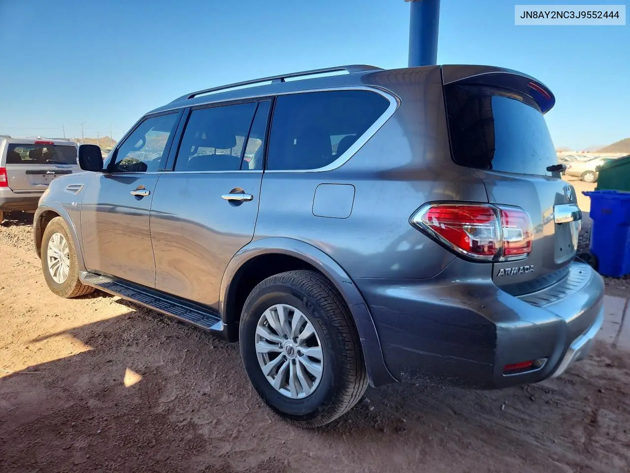 2018 Nissan Armada Sv VIN: JN8AY2NC3J9552444 Lot: 59192846