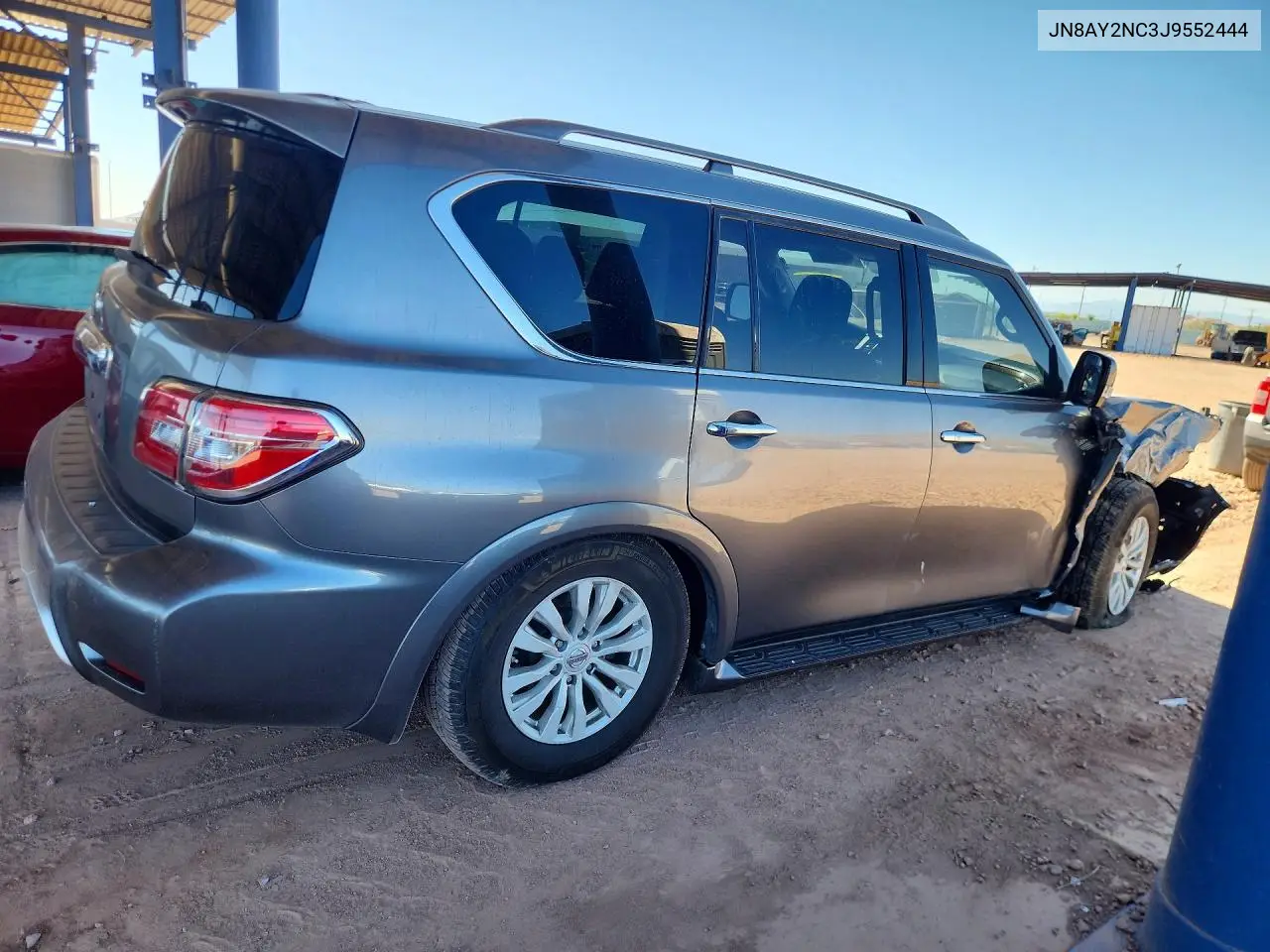 2018 Nissan Armada Sv VIN: JN8AY2NC3J9552444 Lot: 59192846